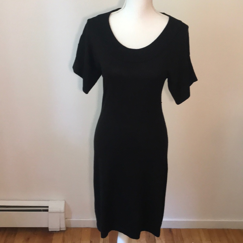 Calvin Klein black knit dress size extra small